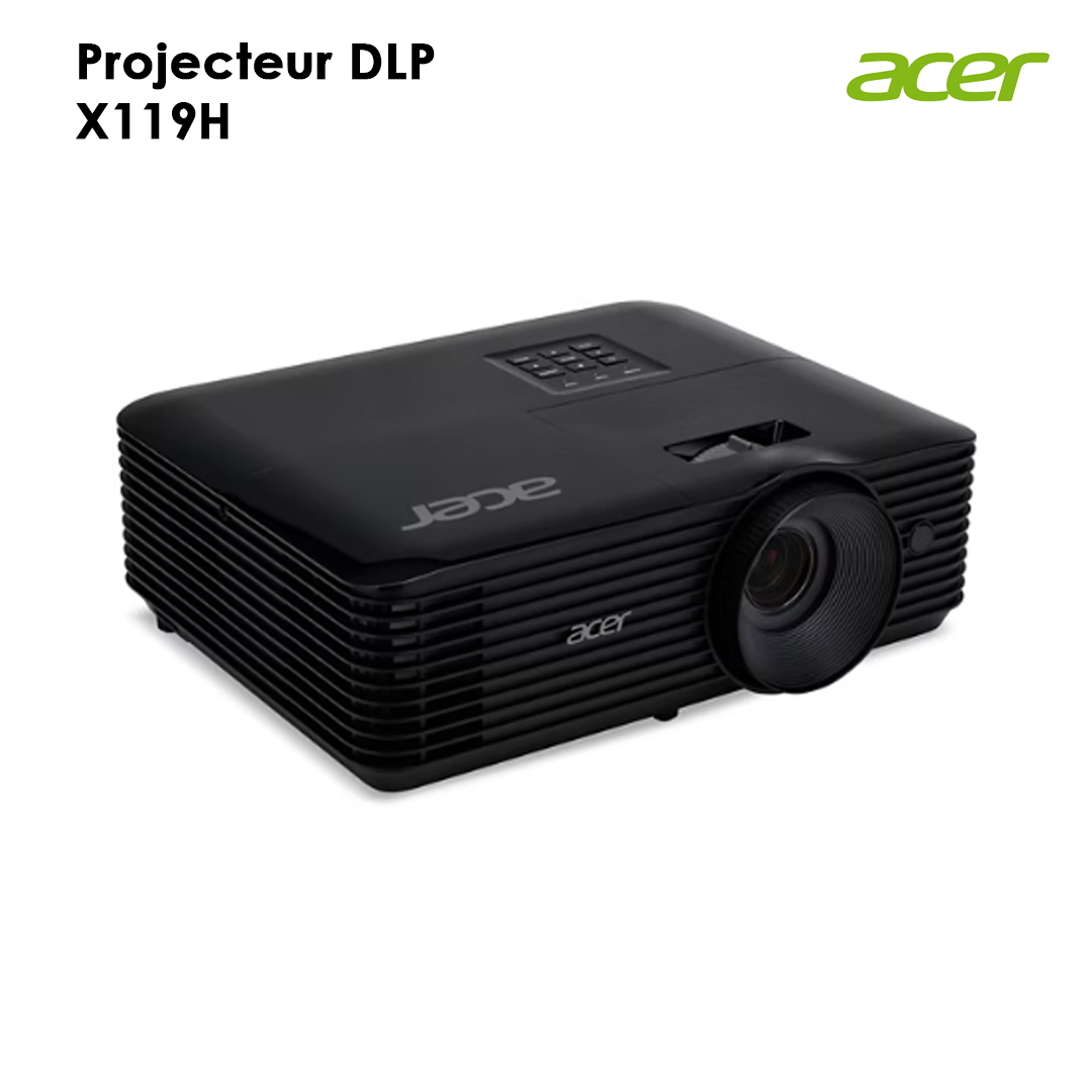 Projecteur DLP Acer X119H SVGA 4800 Lumens HDMI/VGA