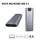 Boitier SSD M.2 NVMe/NGFF USB-C 3.1