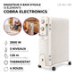Radiateur bain d’huile COBRA CB-BH-13B 2500 W, 13 éléments. Facture et tarifs entreprises (فواتير/الشركات). Chauffage et confort.