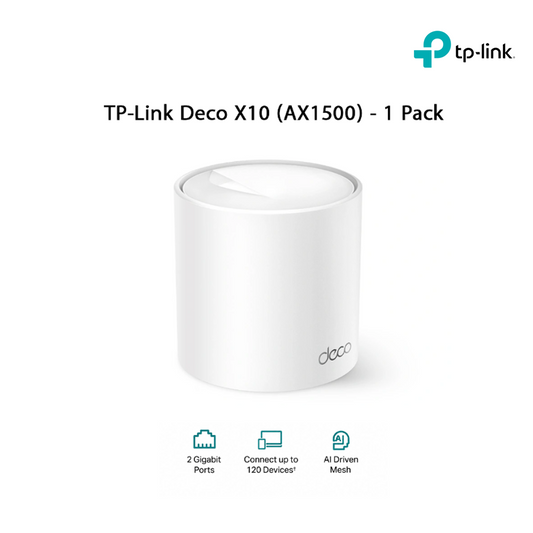Routeur Wi-Fi 6 Mesh TP-Link Deco X10 (AX1500) - 1 Pack