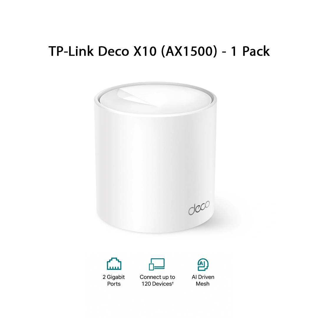 Routeur Wi-Fi 6 Mesh TP-Link Deco X10 (AX1500) - 1 Pack