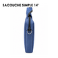 Sacoche PC Portable 14" Bleue avec Bandoulière