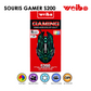 Souris Gamer Weibo S200 - Rétroéclairage RGB et 6 Boutons