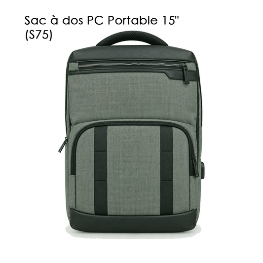 Sac à dos PC Portable 15" (S3620) Gris Chiné