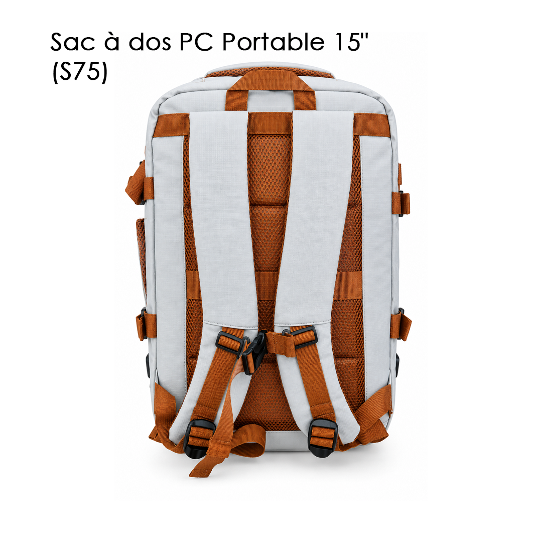 Sac à dos PC Portable 15" (S75) Gris Clair