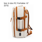 Sac à dos PC Portable 15" (S75) Beige & Cognac