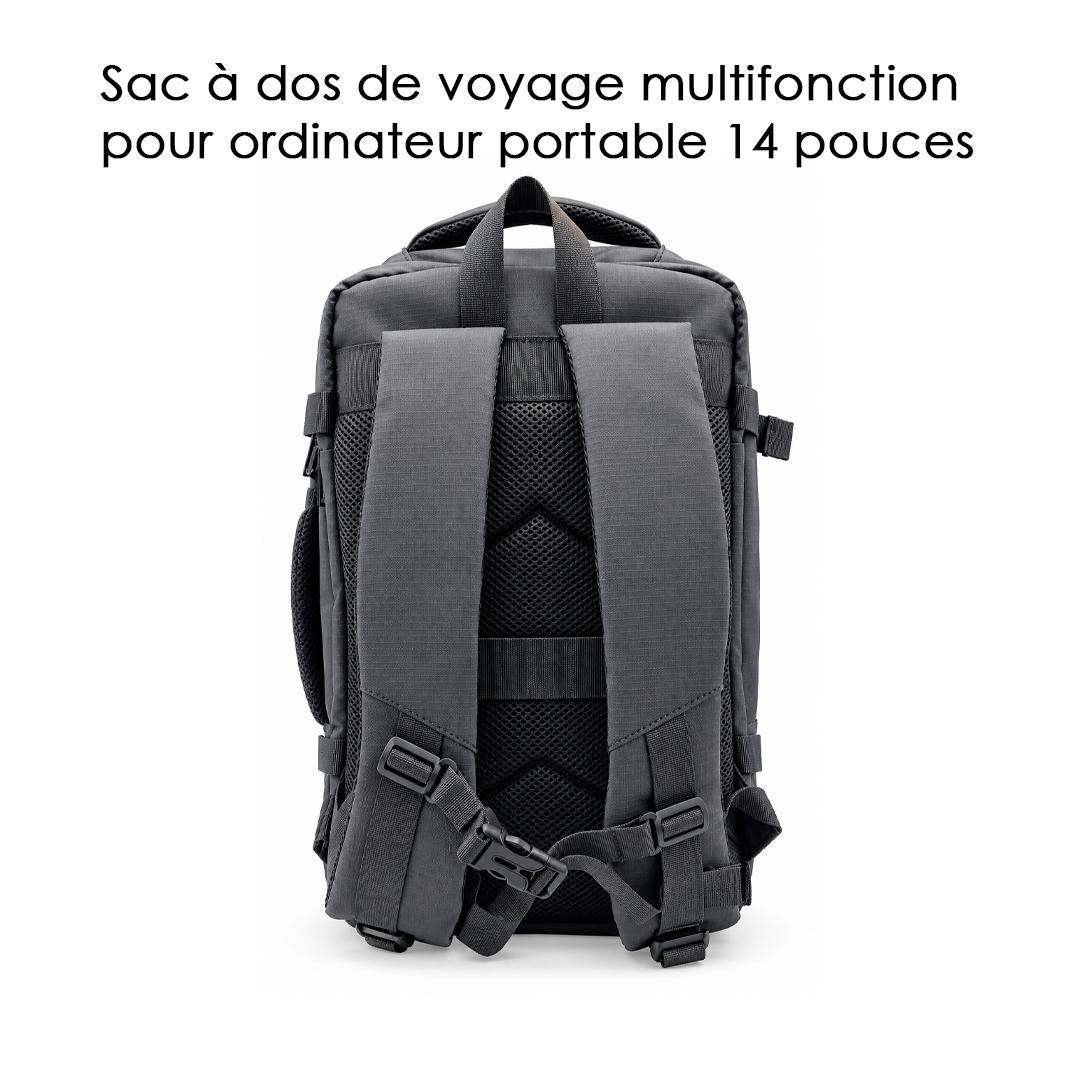 Sac à dos de voyage multifonction pour ordinateur portable 14 pouces - S601