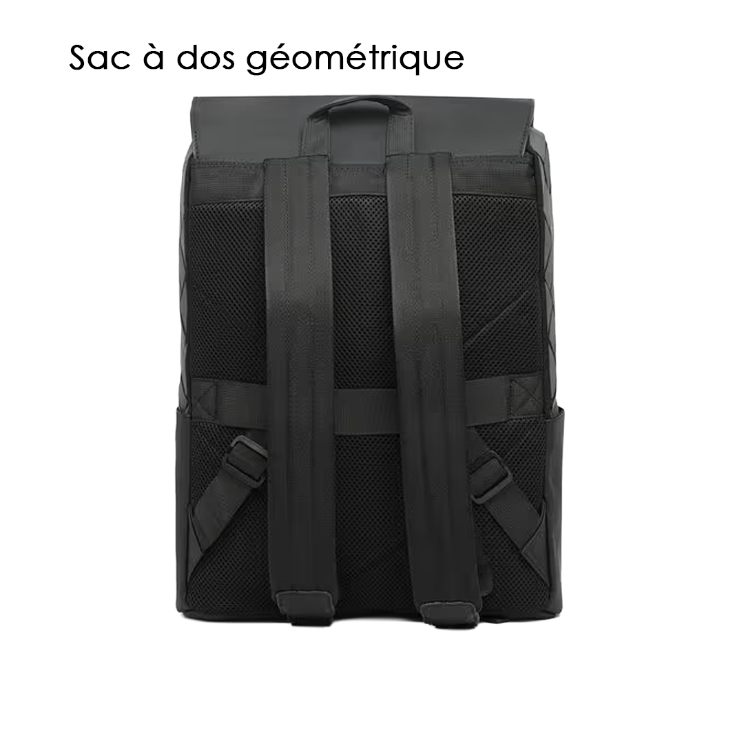 Sac a Dos Géométrique Holographique pour PC - Réf 1612