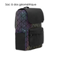 Sac a Dos Géométrique Holographique pour PC - Réf 1612