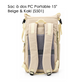 Sac à dos PC Portable 15" Beige & Kaki (S501)