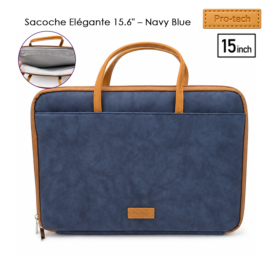 Sacoche Elegante B03 pour PC Portable 15.6" – Navy Blue