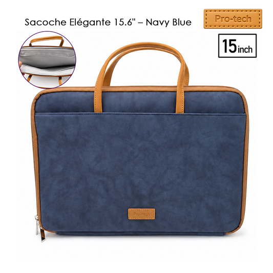 Sacoche Elegante B03 pour PC Portable 15.6" – Navy Blue