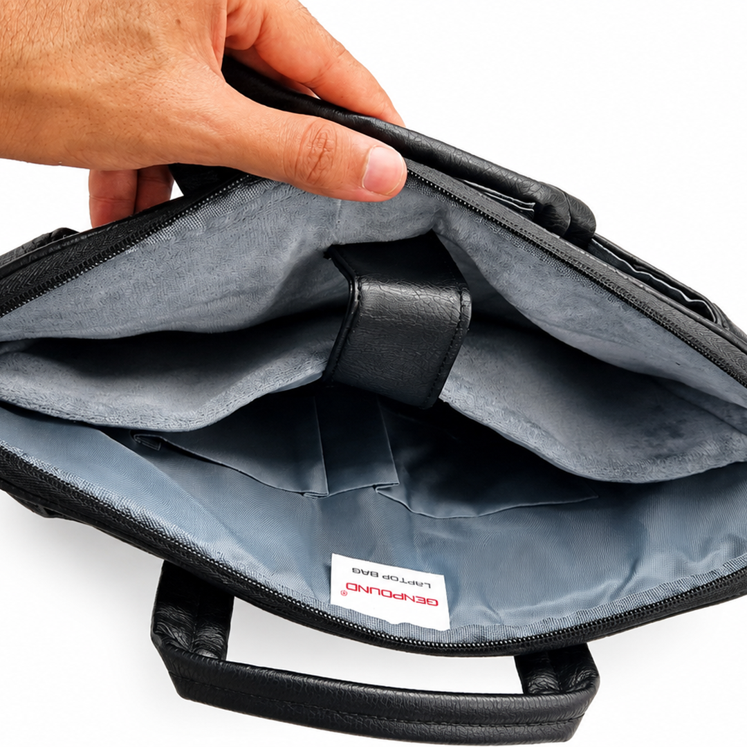 Sacoche PC Portable 14" GENPOUND Noir Elegante