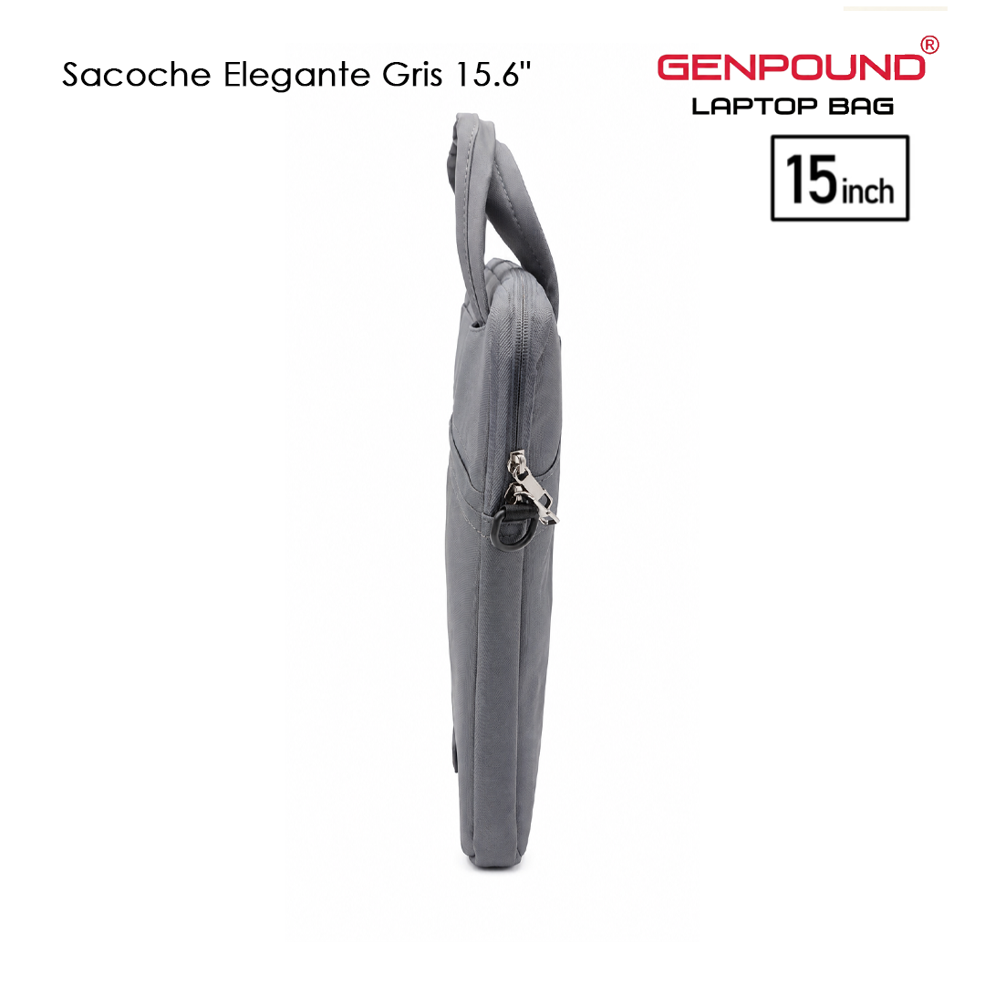 Sacoche de Transport Genpound 15.6 Pouces Gris (Usage Professionnel - Réf. 281)