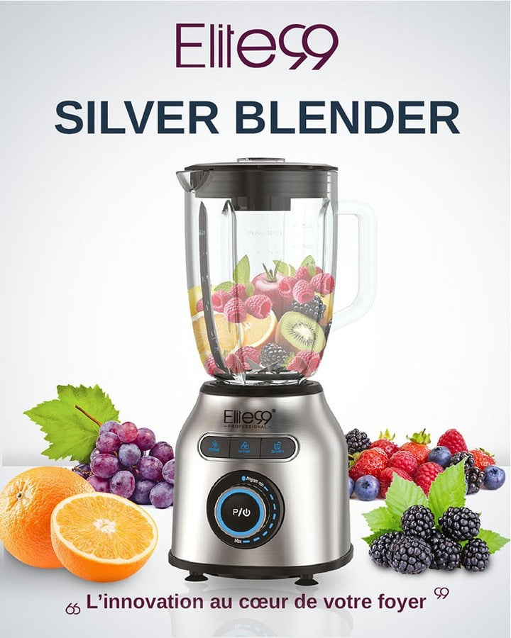 Elite99 – ELT-2440 – Blender de Cuisine - Puissance 1600 W