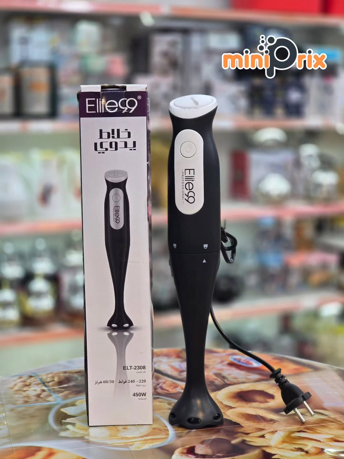 Elite99 – ELT-2308 – Mixeur Plongeant - Puissance 450 W