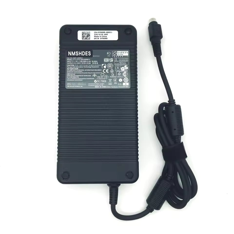 Chargeur Laptop MSI Original 320W 19V 16.9A – Fiche 4-Pin avec Cable Trefle Excellent Etat