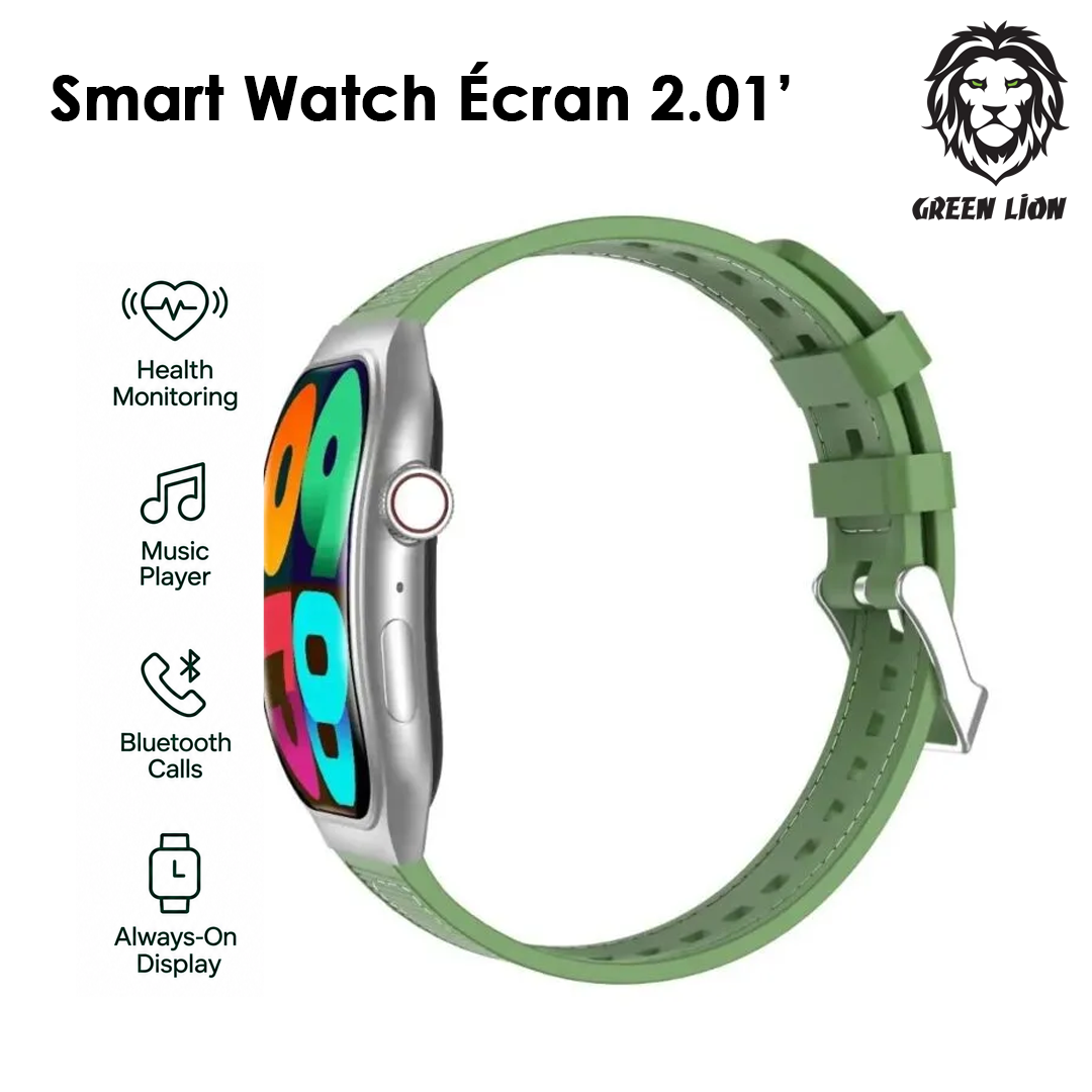 Smart Watch Green Lion Ridge - Écran 2.01" TFT IPS - Bluetooth 5.3