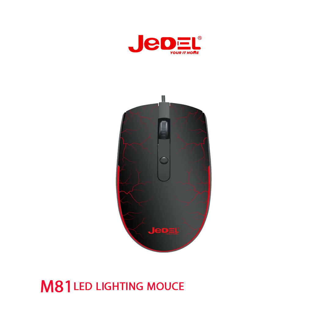 Souris Filaire Optique Jedel M81 – Éclairage LED