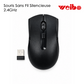 Souris Sans Fil Silencieuse Weibo RF-2818B