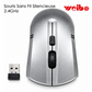 Souris Sans Fil Silencieuse Weibo RF-2818B