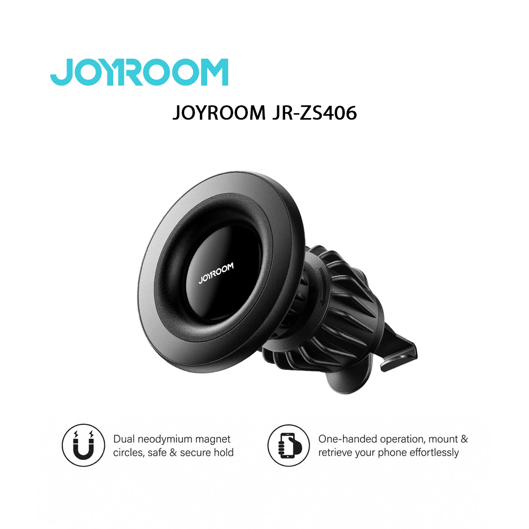 Support Auto Magnétique JOYROOM JR-ZS406 - Pour Grille d'Aération & Rotation 360°