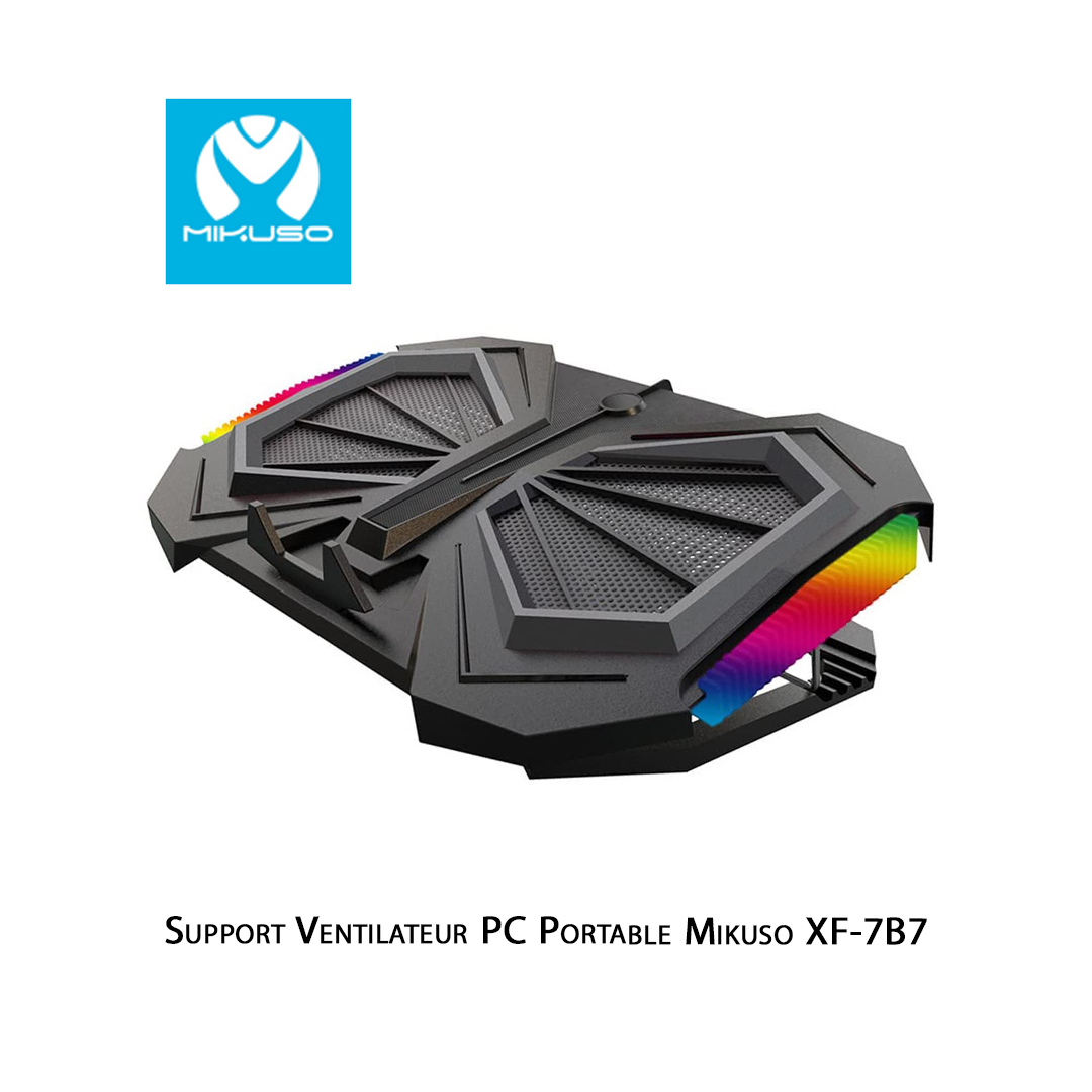 Support Ventilateur PC Portable Mikuso XF-7B7