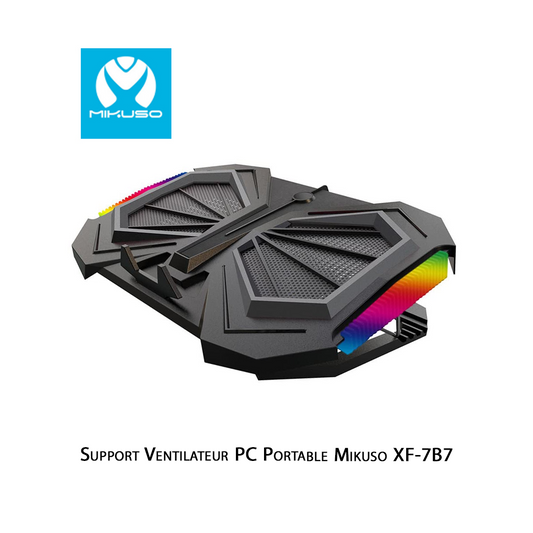 Support Ventilateur PC Portable Mikuso XF-7B7