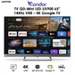 CONDOR 65UX900 – Téléviseur 65 Pouces 4K UHD Smart TV (QD-Mini LED / Google TV / 144Hz VRR)