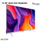 TV 40" QLED FHD FRAMELESS — CONDOR 40LD540