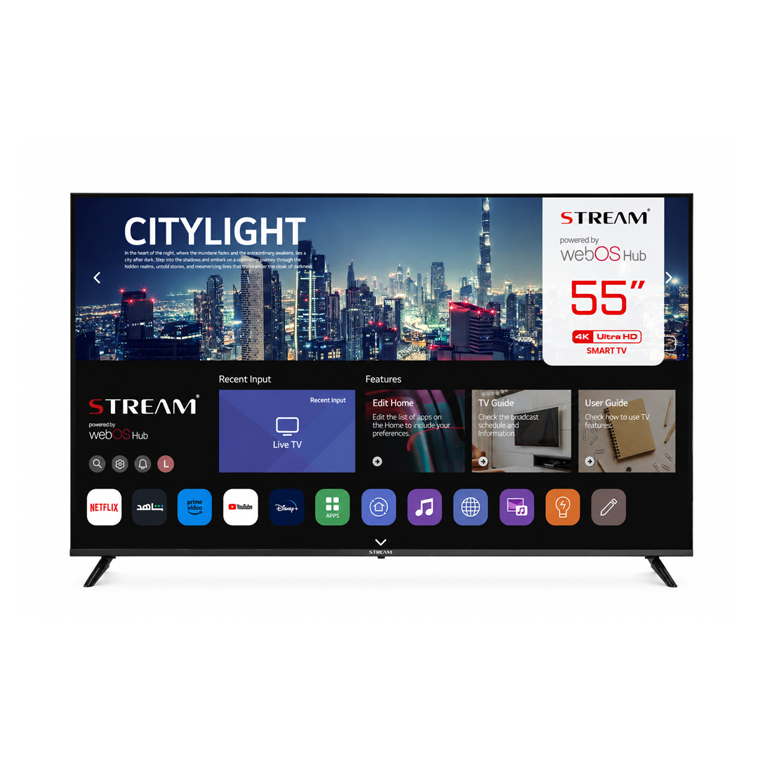 Téléviseur STREAM 55" Smart TV 4K UHD - webOS Hub