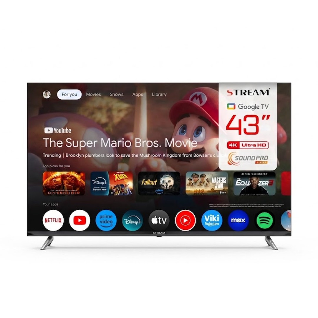 Téléviseur Stream 43" SoundPro Series 4K Ultra HD Smart TV