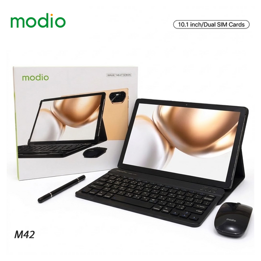 Tablette Tactile Modio M42 - 10.1" HD, 8 Go RAM, 512 Go avec Clavier et Souris