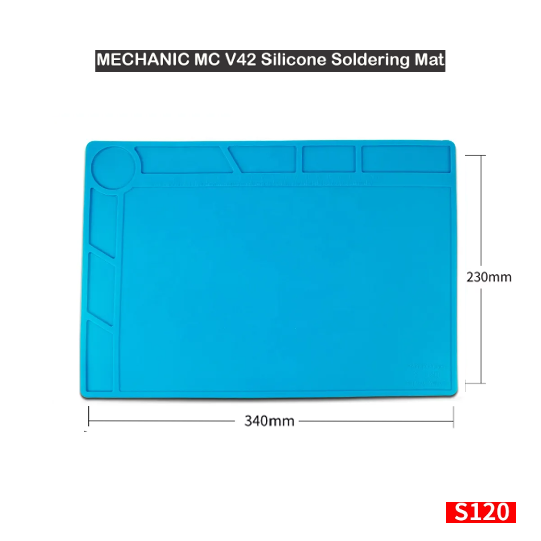 Tapis de Réparation en Silicone Résistant à la Chaleur pour Soudure et Électronique