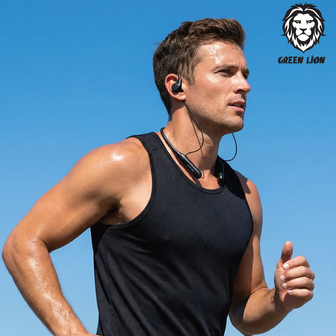 Green Lion Spirit - Écouteurs Open-Ear Bluetooth V6.0 Noir GL-NB12