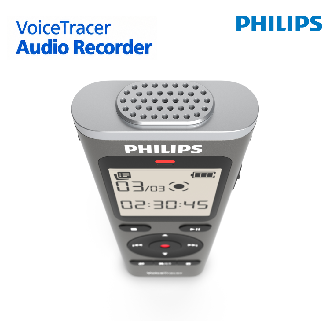 Philips DVT1170 - Enregistreur Vocal Numérique avec Microphone 360°