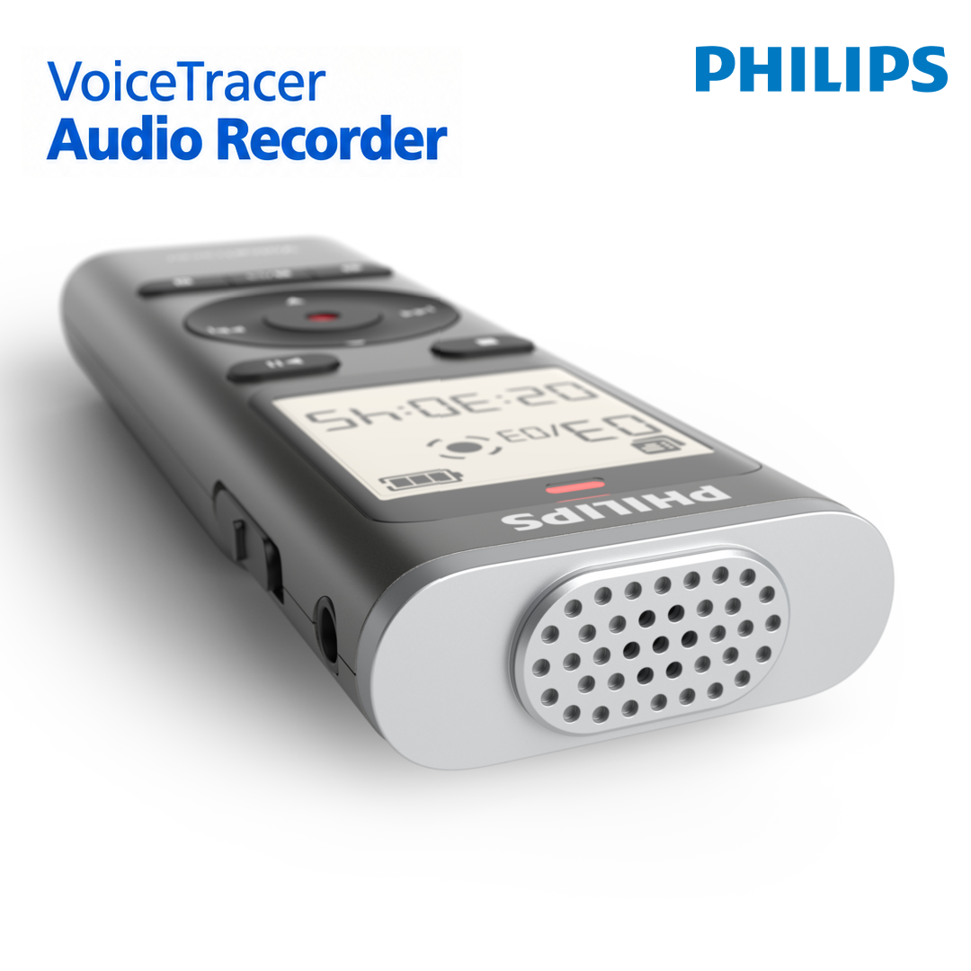 Philips DVT1170 - Enregistreur Vocal Numérique avec Microphone 360°