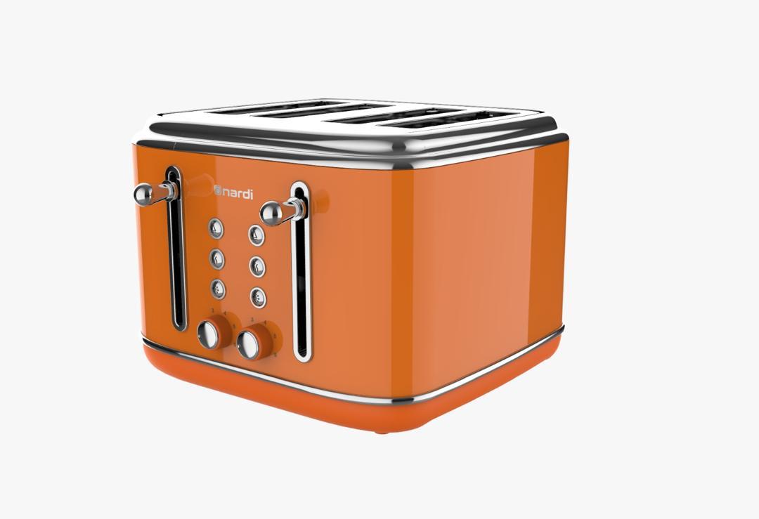 Nardi – NGP420CAO – Grille-Pain 4 Tranches - Puissance 2300 W
