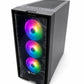 Boitier PC Gamer Pcom - Verre Trempe - Noir