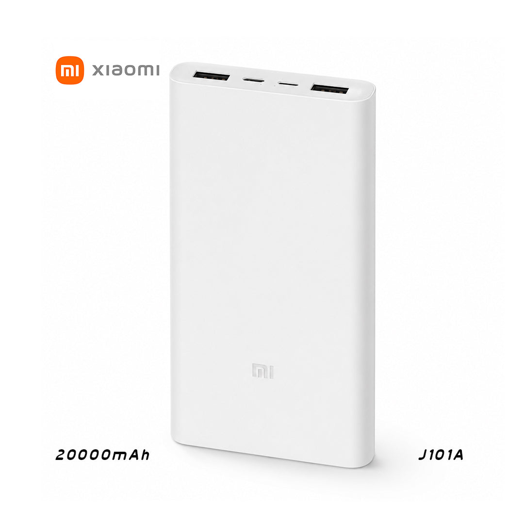 Xiaomi Mi Power Bank 3- 20000 mAh 18 W Blanc