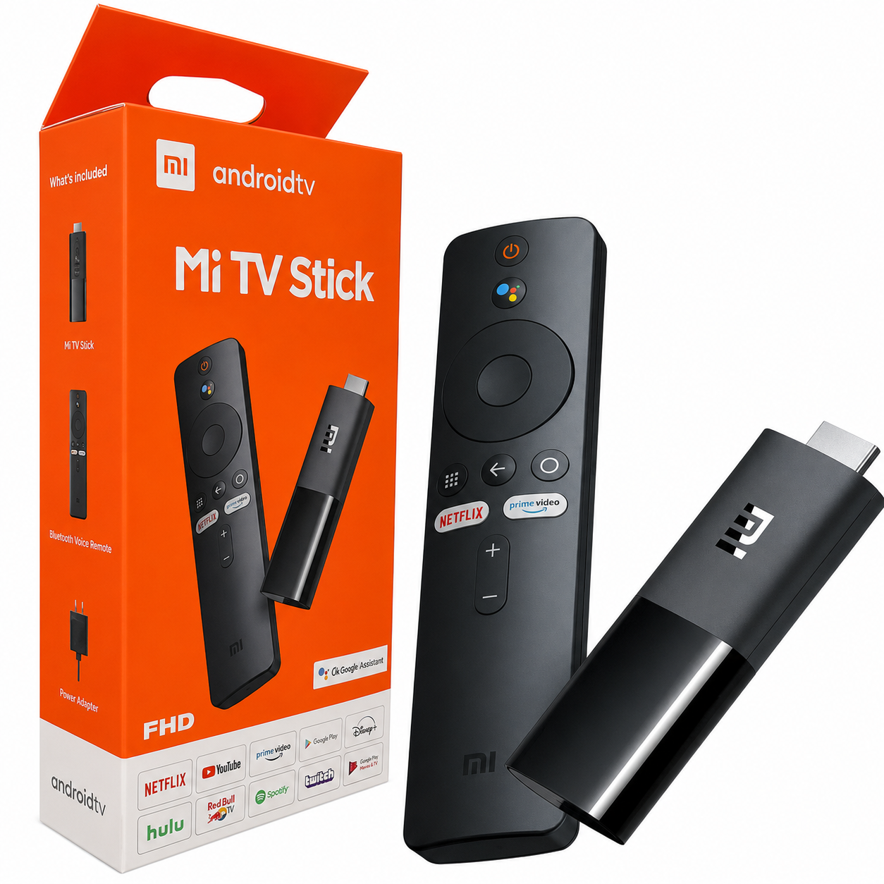 Xiaomi Mi TV Stick – Android TV Full HD 1080p | Chromecast intégré | Google Assistant