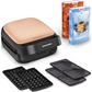 Tefal – SW863JF0 – Appareil a Gaufre et Croque-Monsieur - 4 Plaques Amovibles