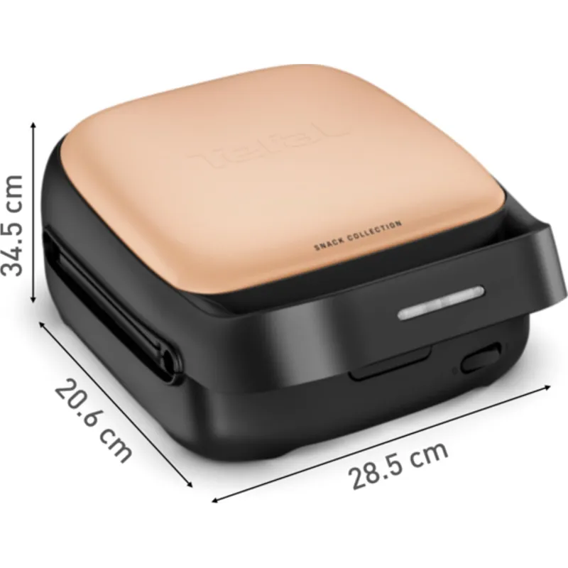 Tefal – SW863JF0 – Appareil a Gaufre et Croque-Monsieur - 4 Plaques Amovibles