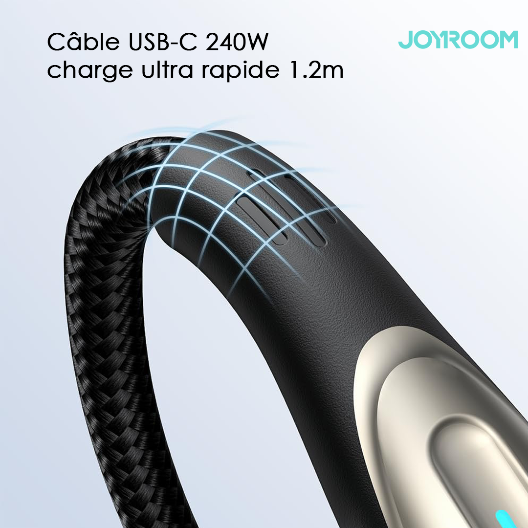 Joyroom SA31-CC5 - Câble USB-C vers USB-C 240W Charge Ultra Rapide