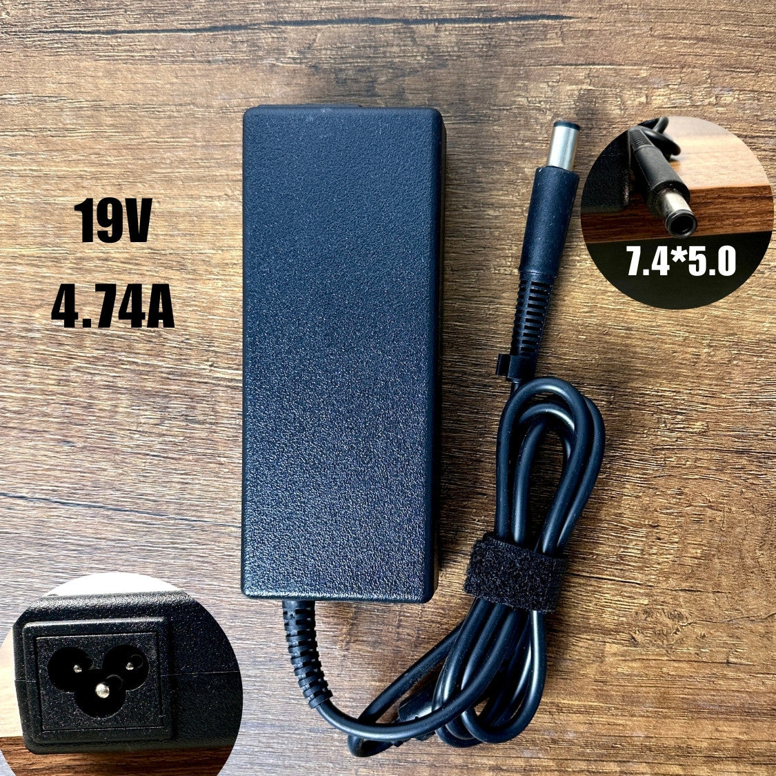 Chargeur Laptop HP Original – 90W - 19V – 4.74A - Connecteur Gros Embout 7.4x5.0mm - État Neuf