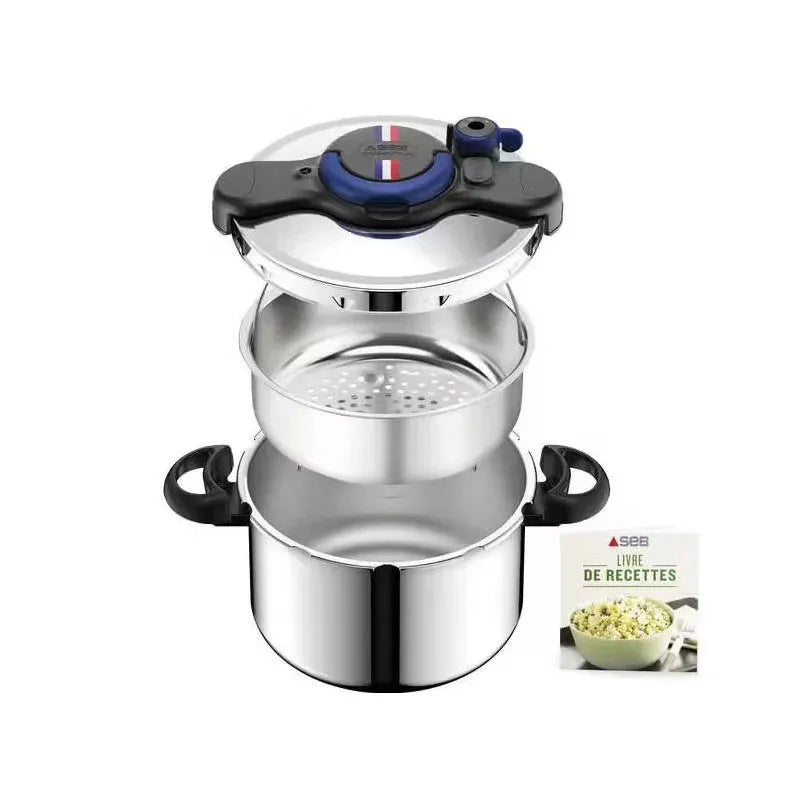 Seb ClipsoMinut’ French Cocotte P4624825 – Autocuiseur 7,5L