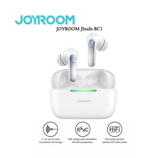 Écouteurs Sans Fil JOYROOM Jbuds BC1 - ANC & ENC (4-Mic) HiFi