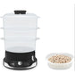 Seb VC204800 Cuiseur vapeur Ultracompact 9L – 3 bols, 800W