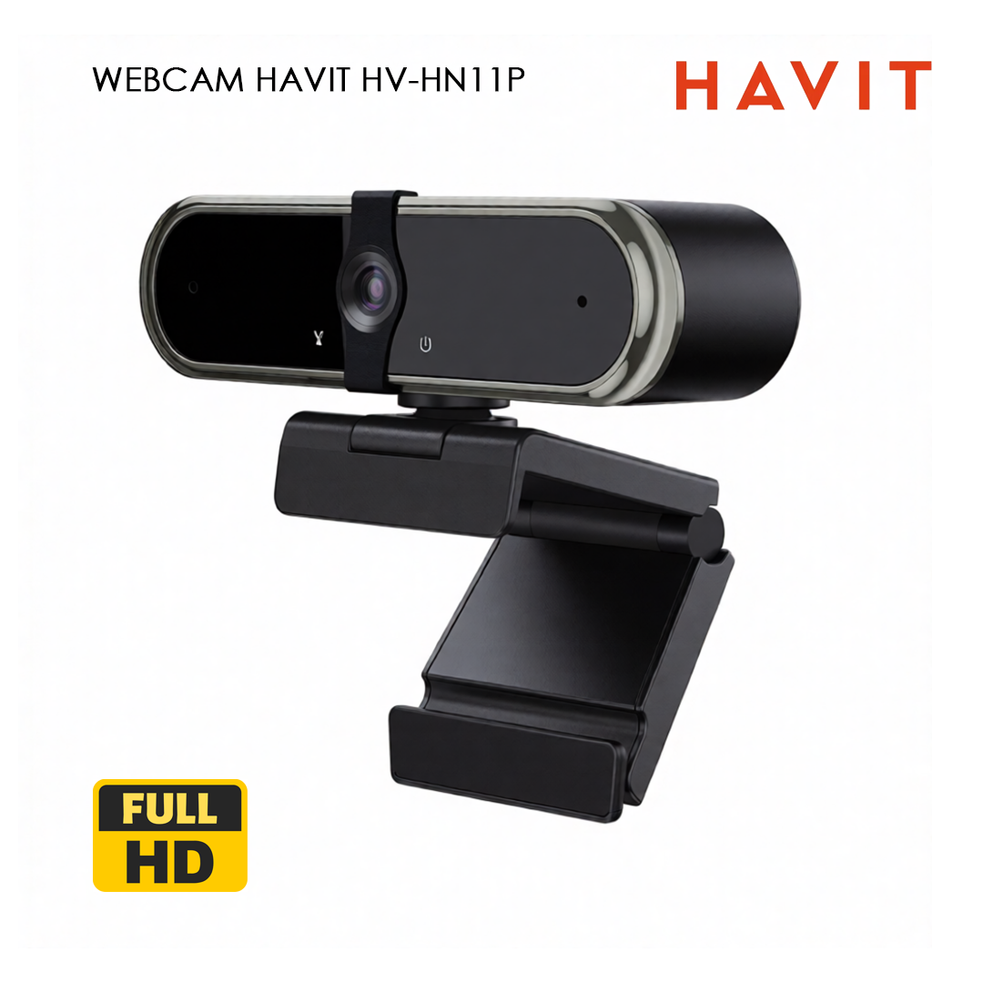 Webcam HAVIT HV-HN11P Full HD 1080p avec Micro