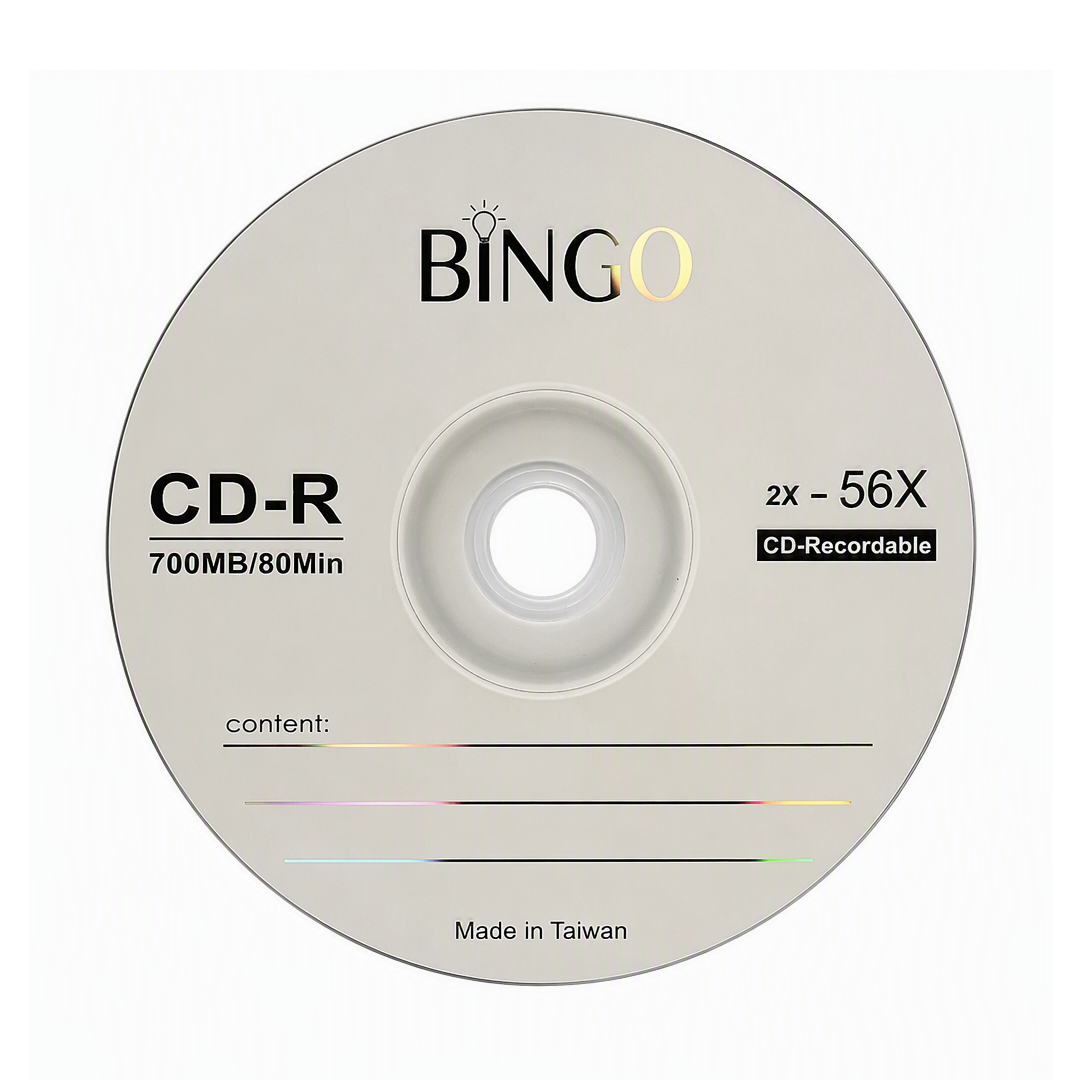 Spindle de 50 CD-R BINGO (700 Mo / 80 min)